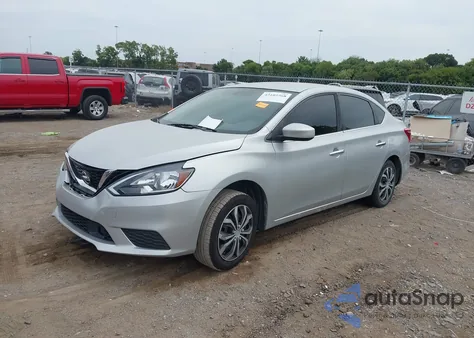 2018 Nissan Sentra S/Sv/Sr/Sl z USA, uszkodzony, nr VIN 3N1AB7AP8JY245402